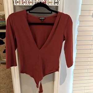 Burnt orange bodysuit